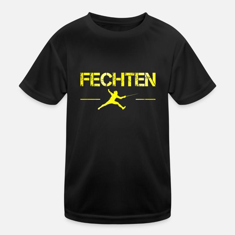 Fechten Kinder Funktions-T-Shirt