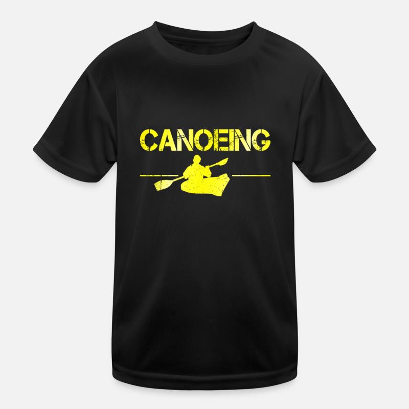Canoeing Kids Functional T-Shirt