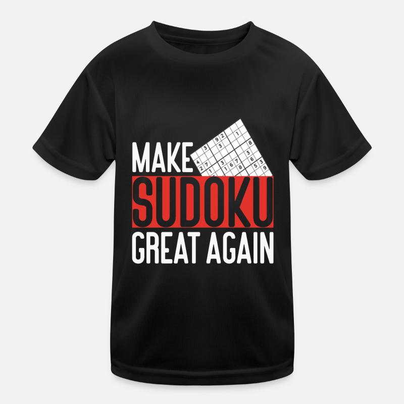 Sudoku Puzzle Sudoku Grid Sudoku solving Sodoku Kids Functional T-Shirt