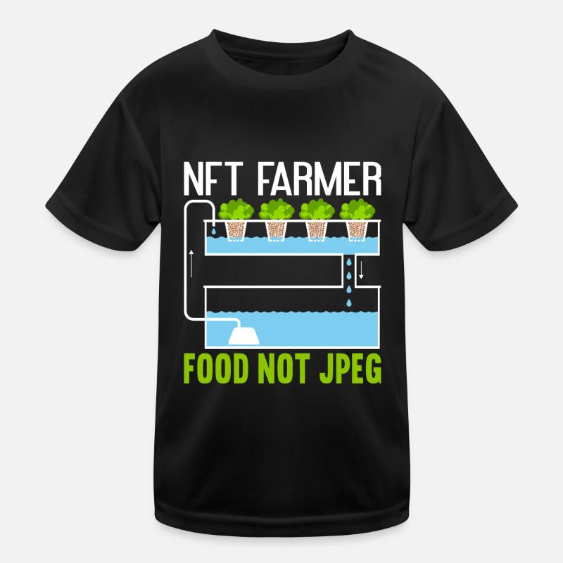 Hydroponik Indoor-Gartenbau Kinder Funktions-T-Shirt