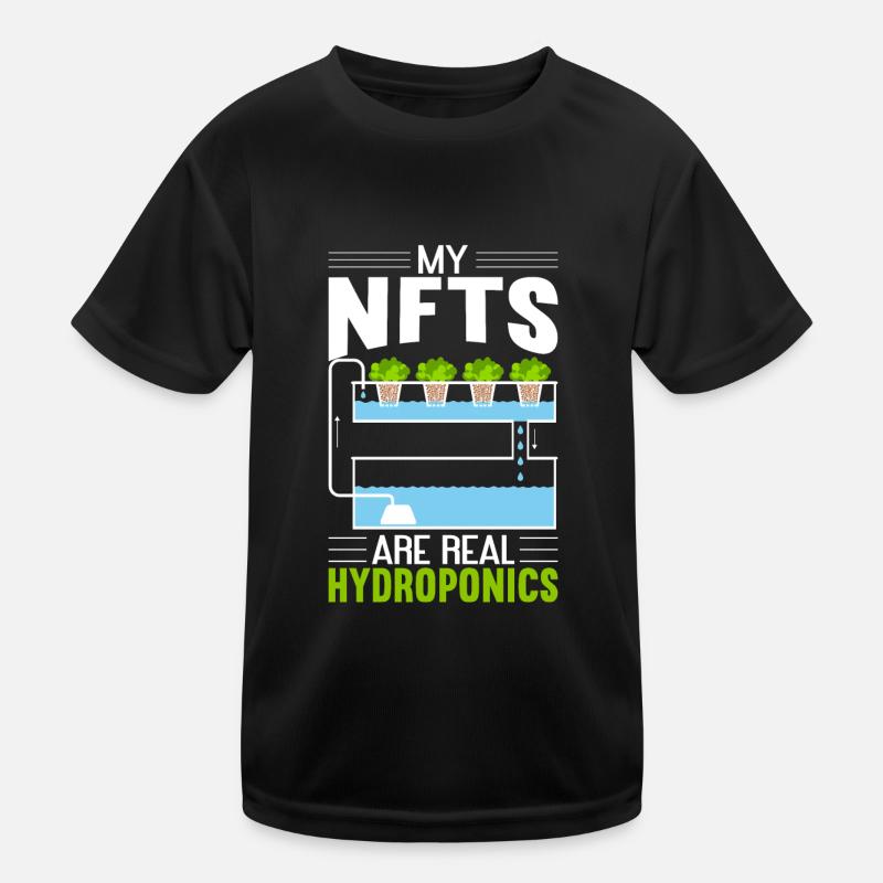 Hydroponik Indoor-Gartenbau Kinder Funktions-T-Shirt