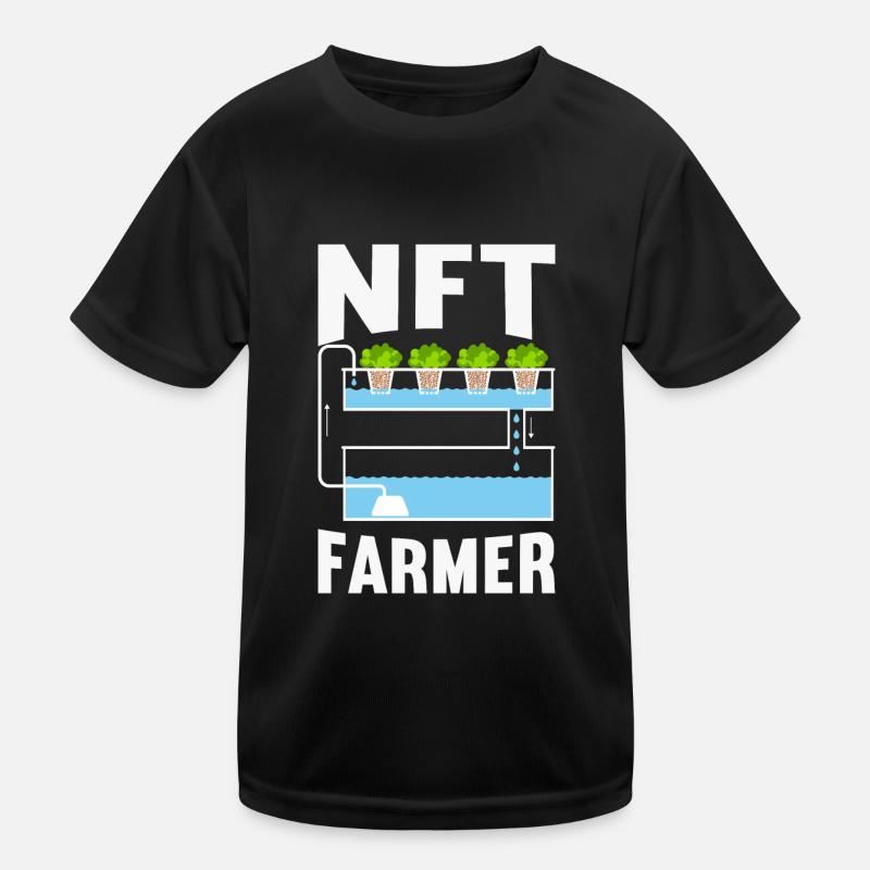 Hydroponik Indoor-Gartenbau Kinder Funktions-T-Shirt