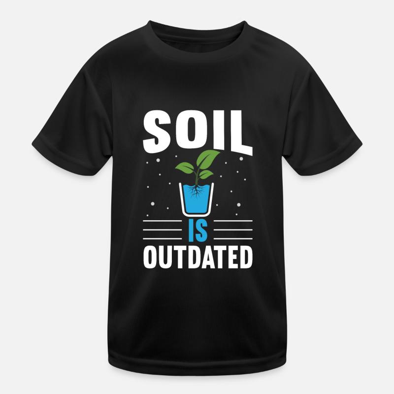 Hydroponik Indoor-Gartenbau Kinder Funktions-T-Shirt