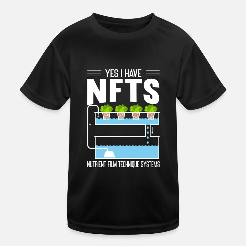 Hydroponik Indoor-Gartenbau Kinder Funktions-T-Shirt