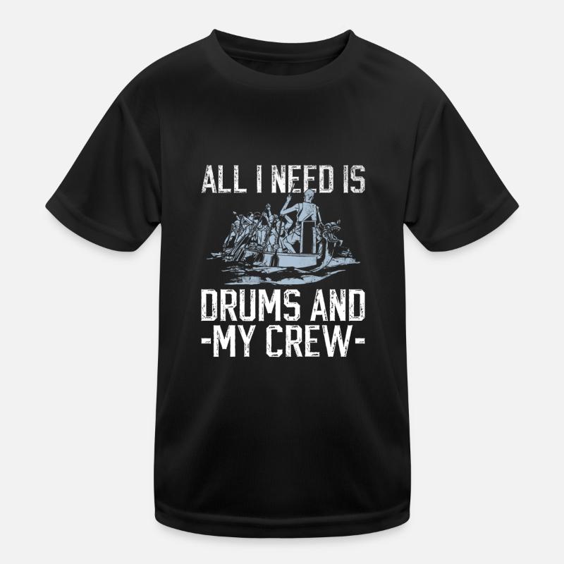 Drachenboot Und Drachenboot Paddler Kinder Funktions-T-Shirt