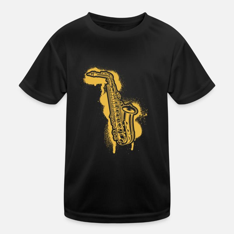 Saxophone Saxophone player Saxophonist Kids Functional T-Shirt