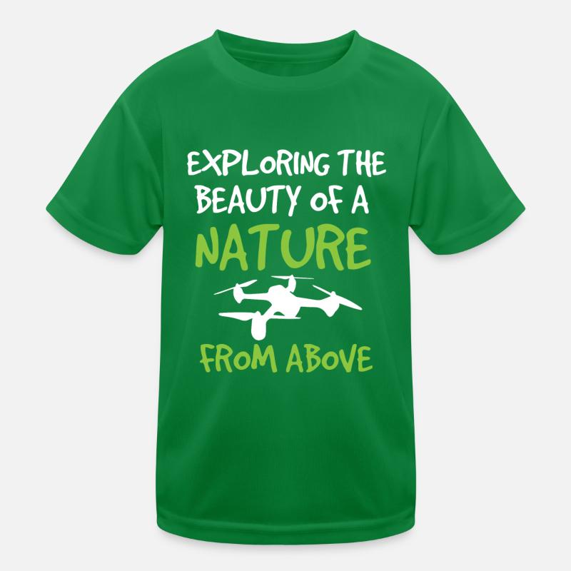 Drone volant, drones, drones, modèles réduits d’avions T-shirt sport Enfant