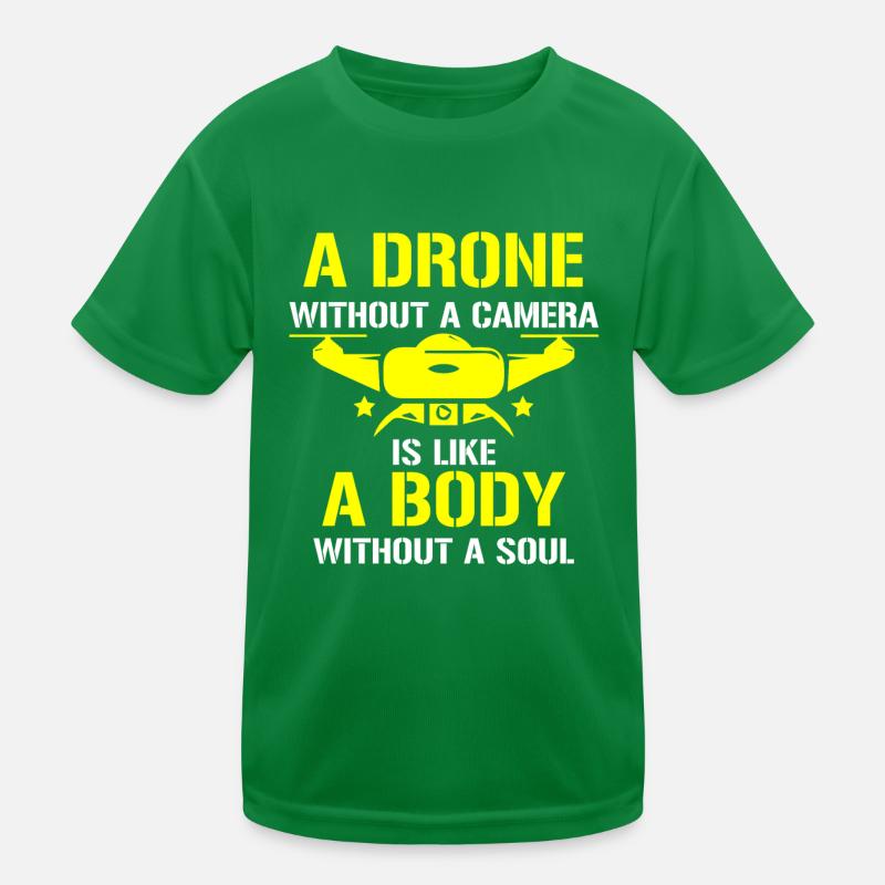 Drone volant, drones, drones, modèles réduits d’avions T-shirt sport Enfant