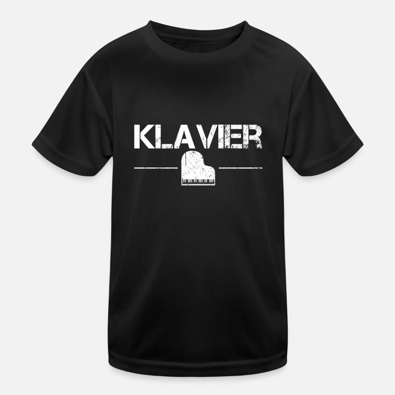 Klavier Kinder Funktions-T-Shirt