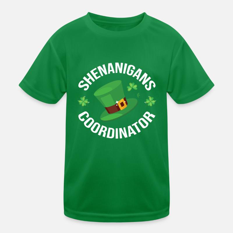 Shenanigans Coordinator Teacher St Patrick's Day Kids Functional T-Shirt