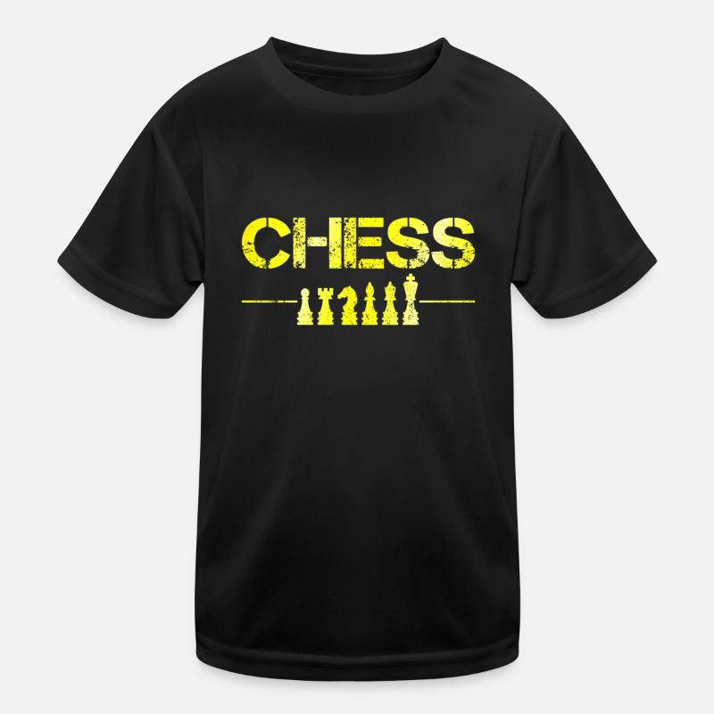 Schach Kinder Funktions-T-Shirt