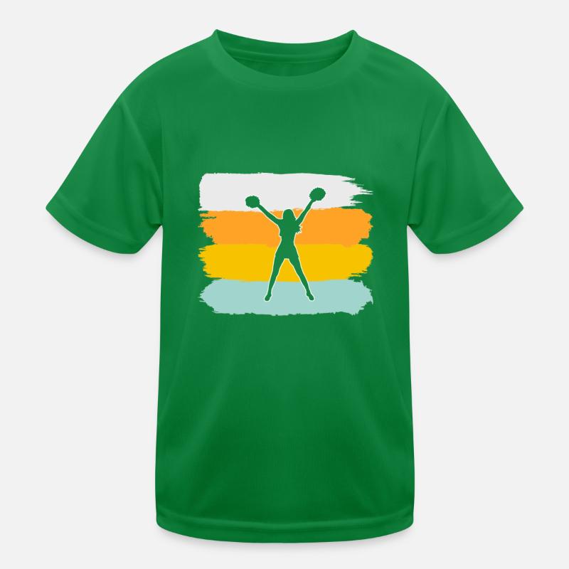 Cheerleading Retro Kids Functional T-Shirt