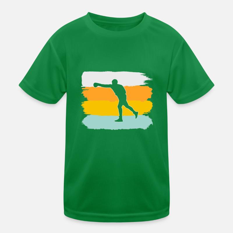 Boxen Retro Kinder Funktions-T-Shirt