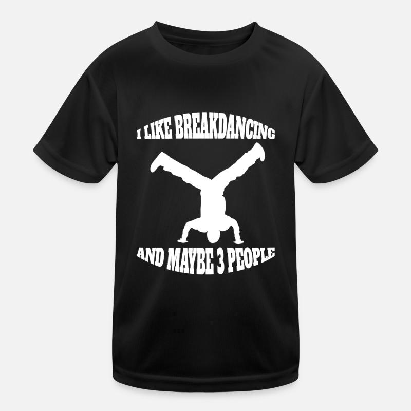 Breakdance dancer dance sport gift dancing Kids Functional T-Shirt