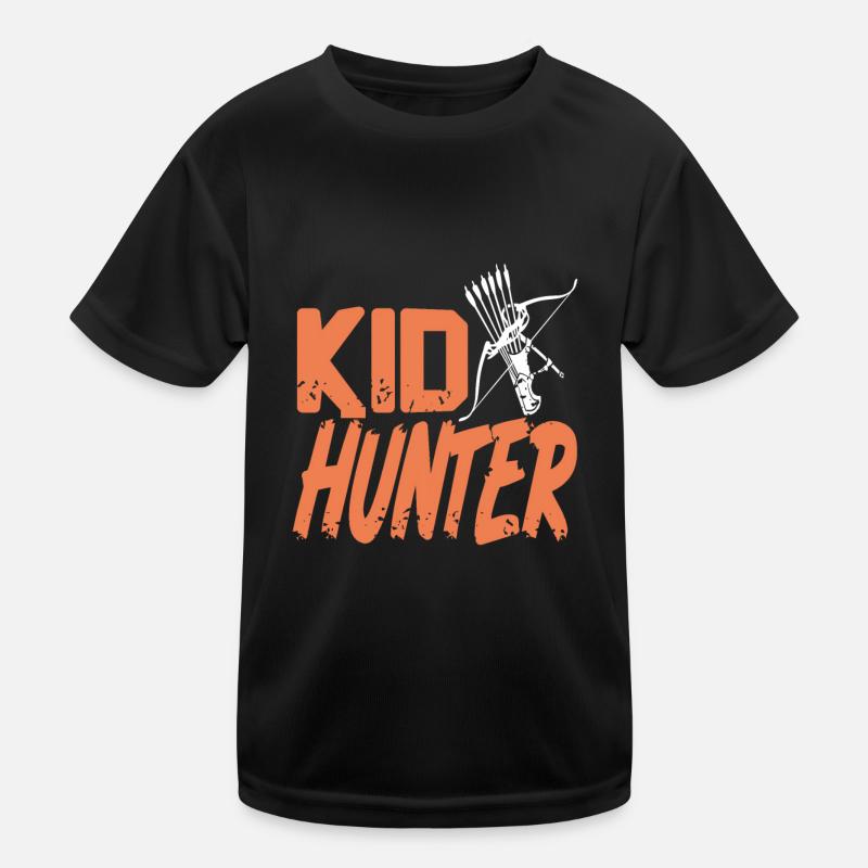 Kid Hunter Retro Cool Kid Archery Hunting Designs Kinder Funktions-T-Shirt