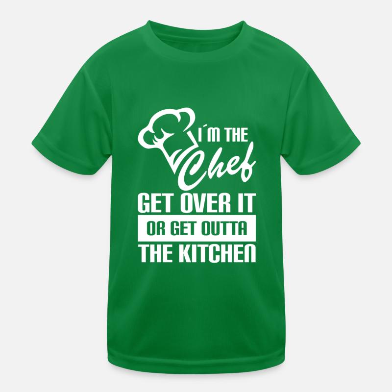 Ich Bin Der Chefkoch Überwinde Es Oder Verschwinde Kinder Funktions-T-Shirt