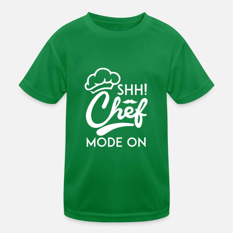Pssst! Chef Mode On - Chef Kids Functional T-Shirt