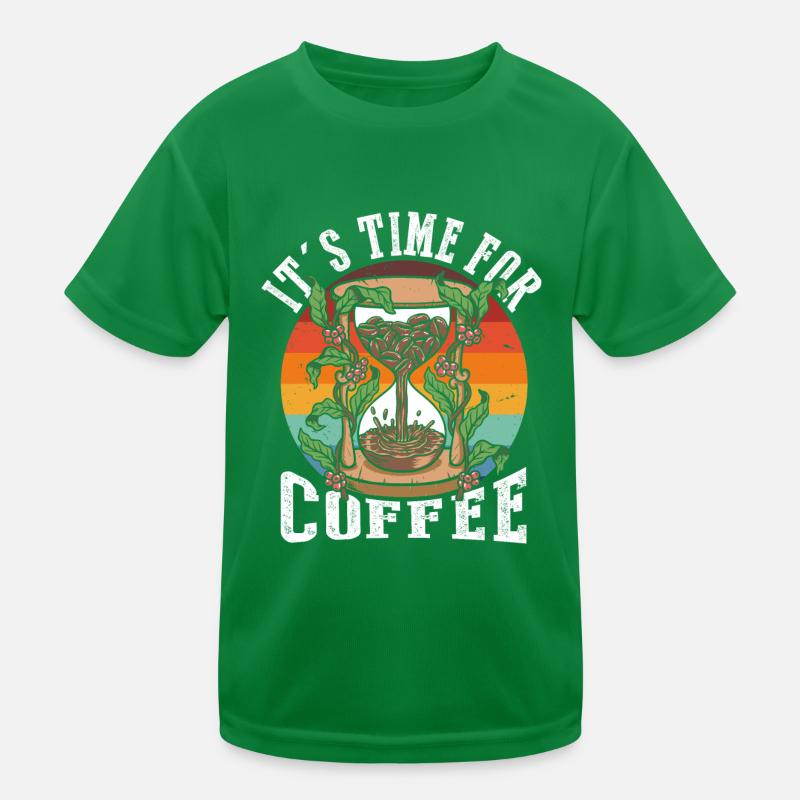 It's time for coffee Kids Functional T-Shirt