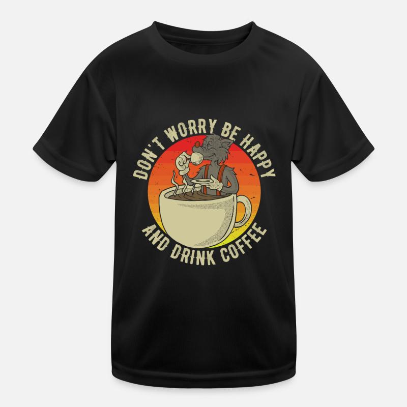 Mach Dir Keine Sorgen, Sei Glücklich Kinder Funktions-T-Shirt