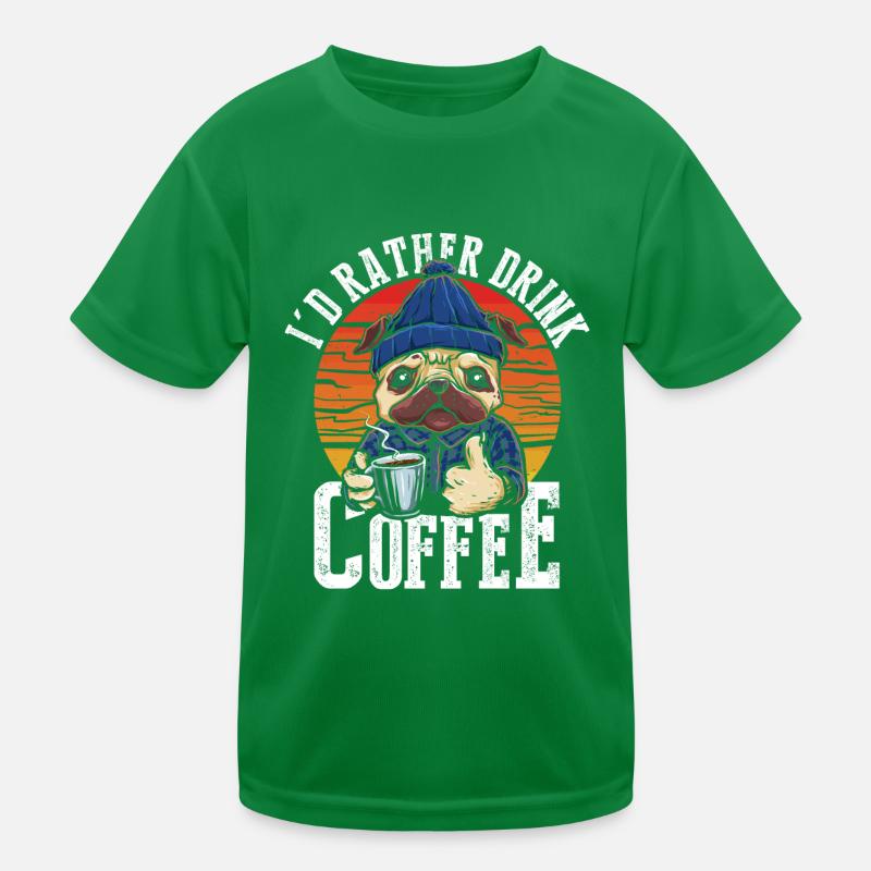 Je préfère boire du café T-shirt sport Enfant