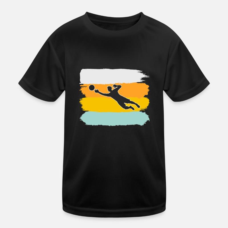 Torwart Retro Kinder Funktions-T-Shirt