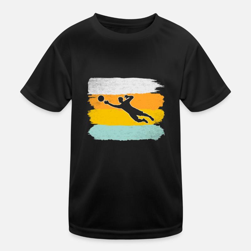 Torwart Retro Kinder Funktions-T-Shirt