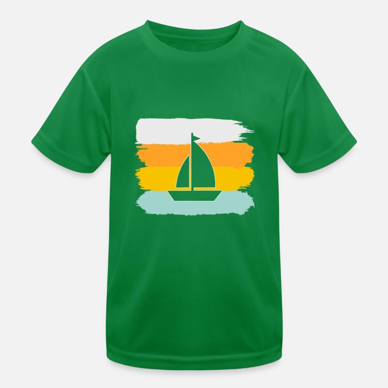 Rétro de la voile T-shirt sport Enfant
