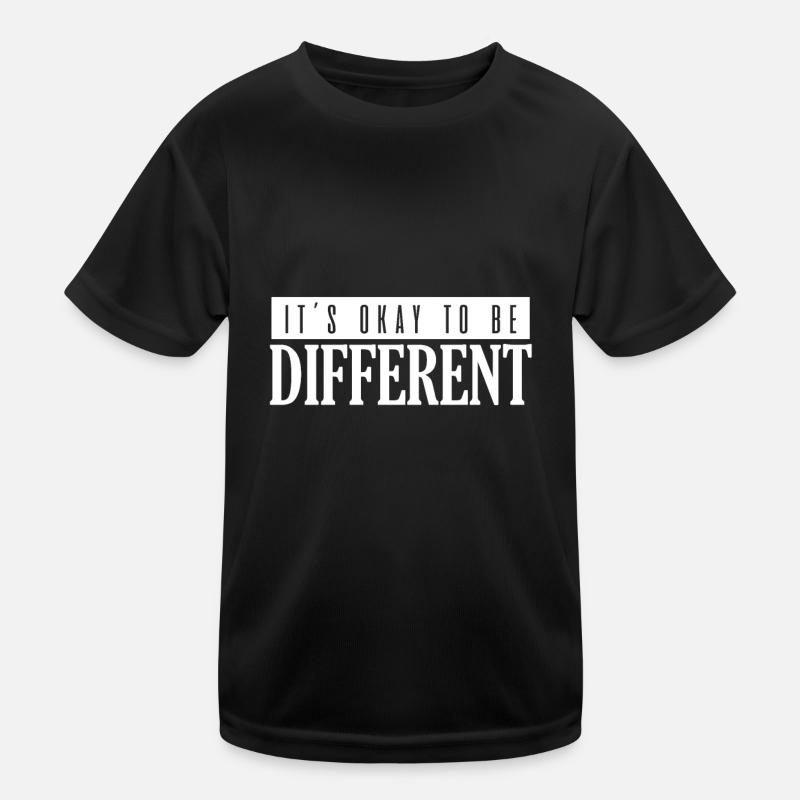 It's okay to be different - unicorn Kids Functional T-Shirt