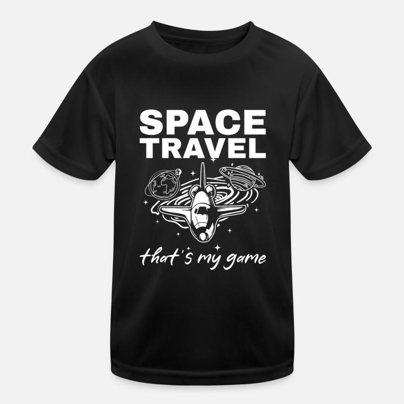 Vaisseau spatial aérospatial I Voyage dans l’espace C’est mon jeu T-shirt sport Enfant