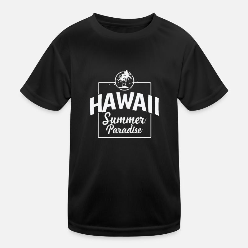 Hawaii Summer Paradise USA Amerika Kinder Funktions-T-Shirt