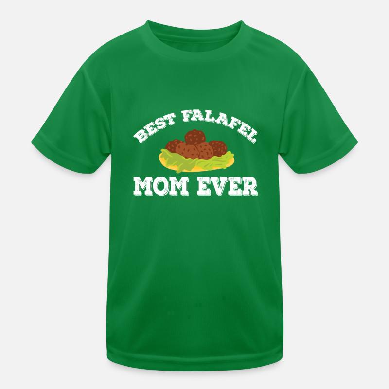 Best Falafel Mom Ever Kids Functional T-Shirt