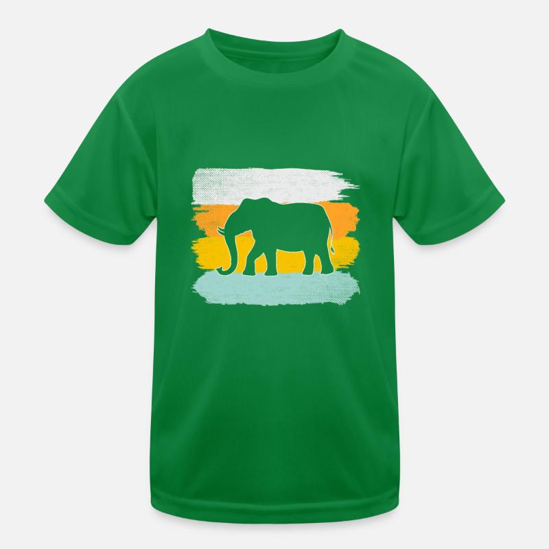 Éléphant Rétro T-shirt sport Enfant