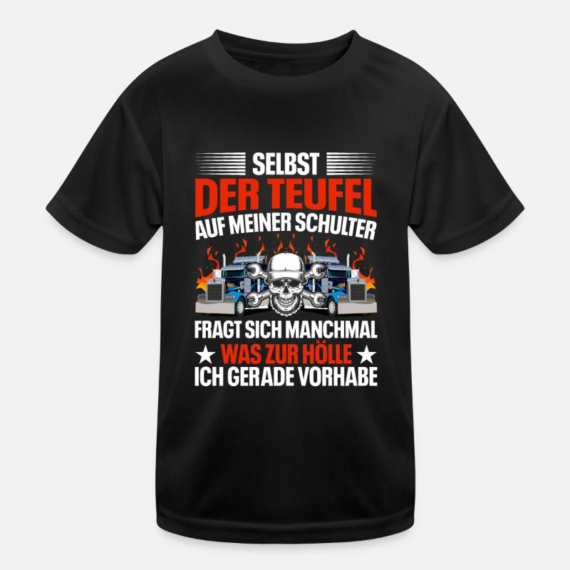 Der Teufel auf meiner Schulter Kinder Funktions-T-Shirt