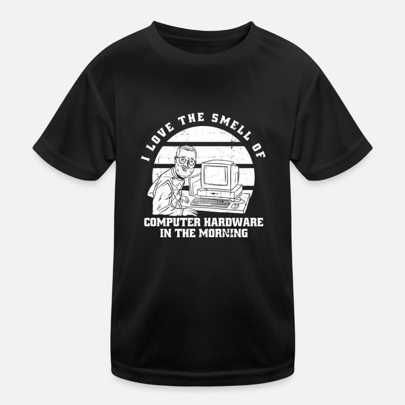Entwickler Coder Programmierer Computer - Kinder Funktions-T-Shirt - Schwarz