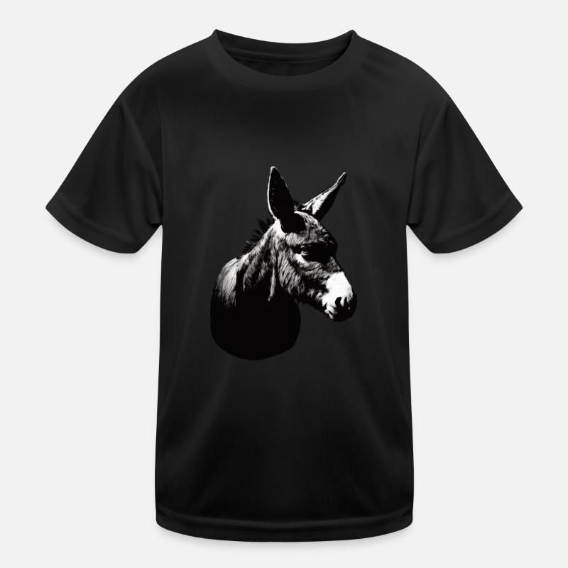 Impression au pochoir Artful d’âne T-shirt sport Enfant