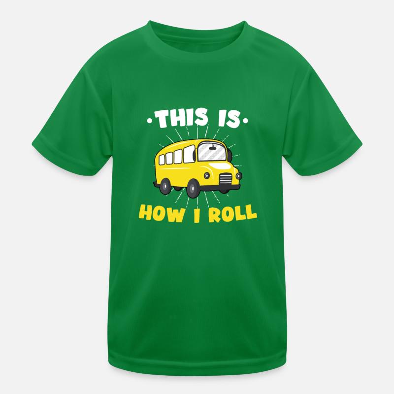 C’est comme ça que je roule chauffeur de bus profession bus drôle T-shirt sport Enfant
