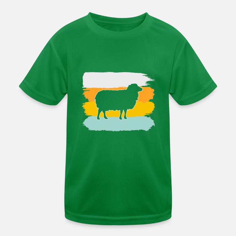 Sheep Retro Kids Functional T-Shirt