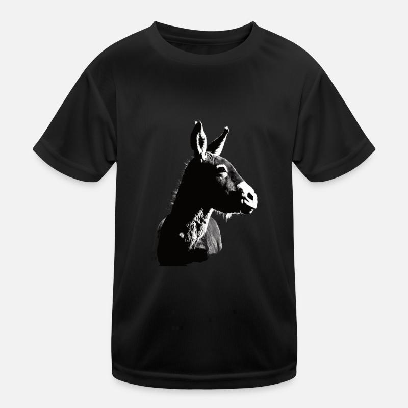 Impression au pochoir Artful d’âne T-shirt sport Enfant