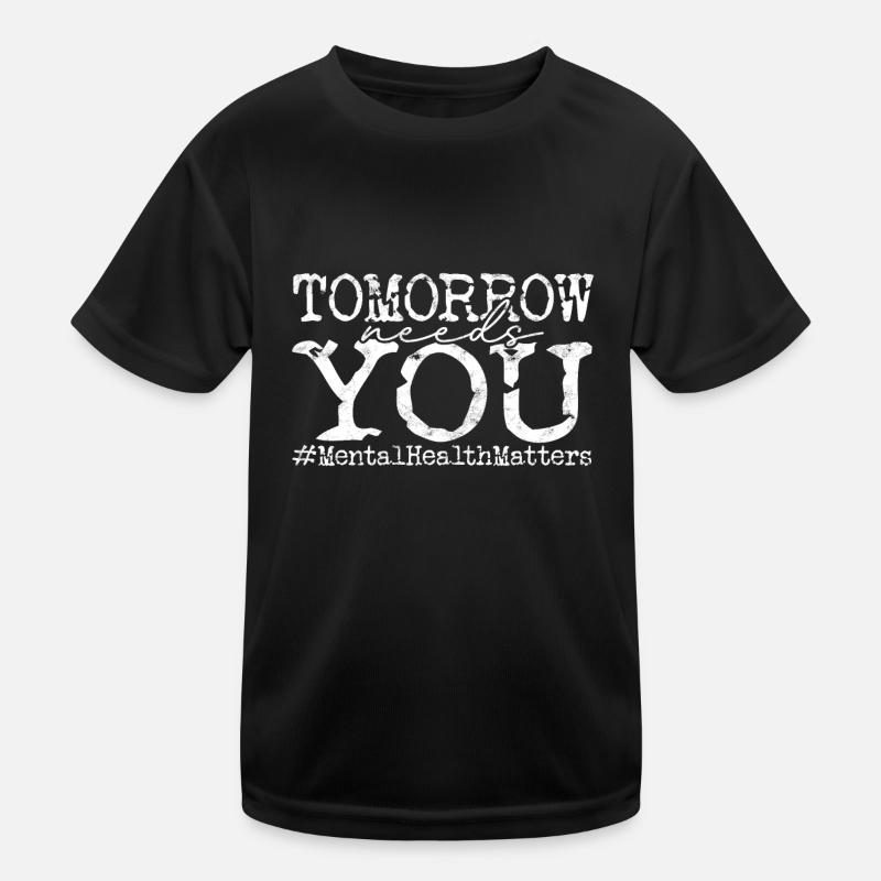 depression depressive sad gift idea unfortunate Kids Functional T-Shirt