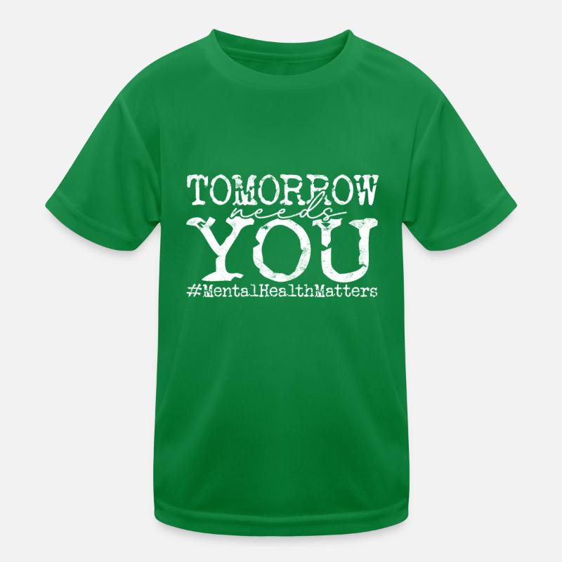 depression depressive sad gift idea unfortunate Kids Functional T-Shirt