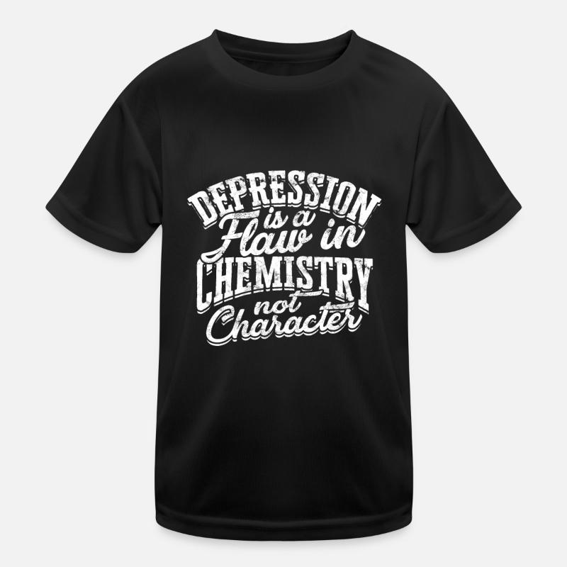 depression depressive sad gift idea unfortunate Kids Functional T-Shirt