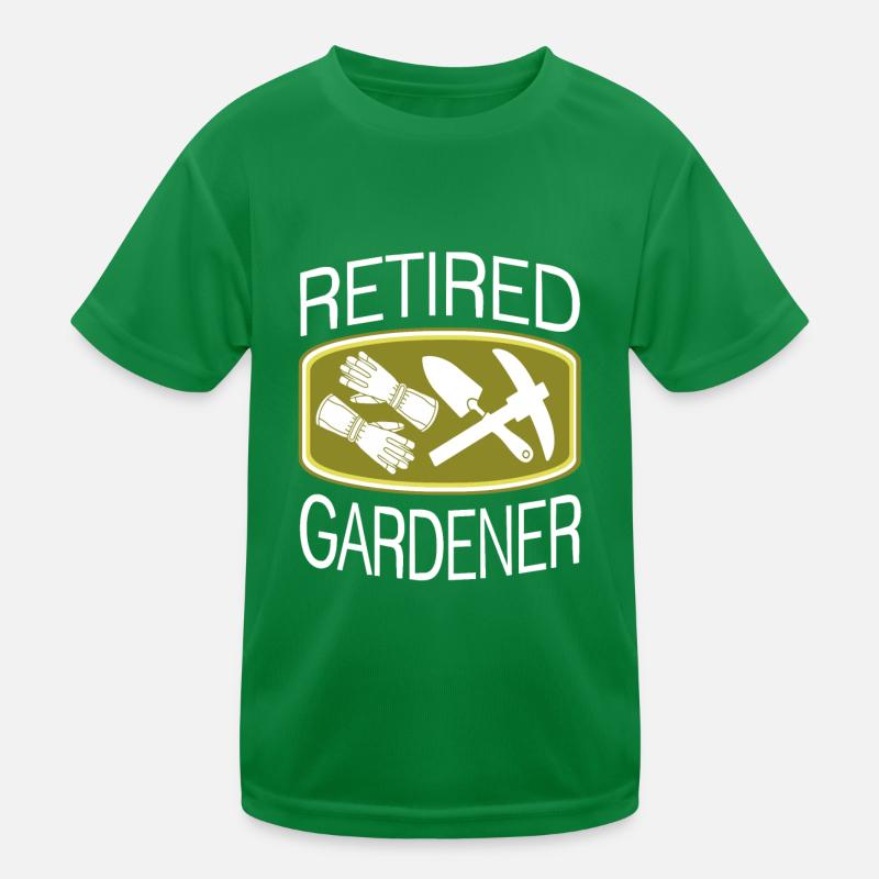 Jardinier à la retraite Conception d’outils de jardinage impressionnants T-shirt sport Enfant