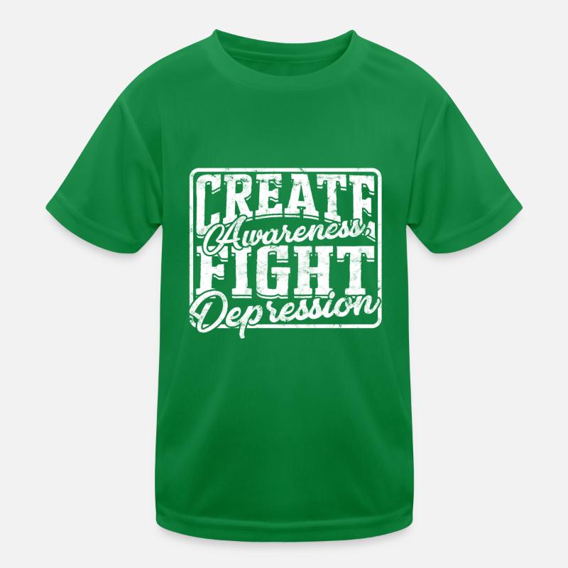 depression depressive sad gift idea unfortunate Kids Functional T-Shirt