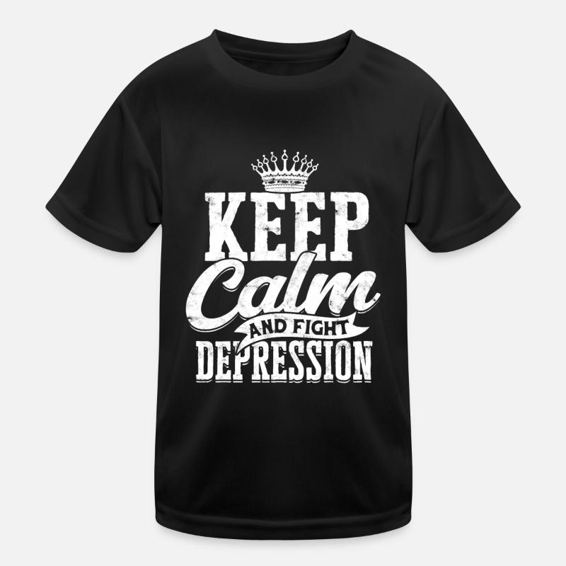 depression depressive sad gift idea unfortunate Kids Functional T-Shirt