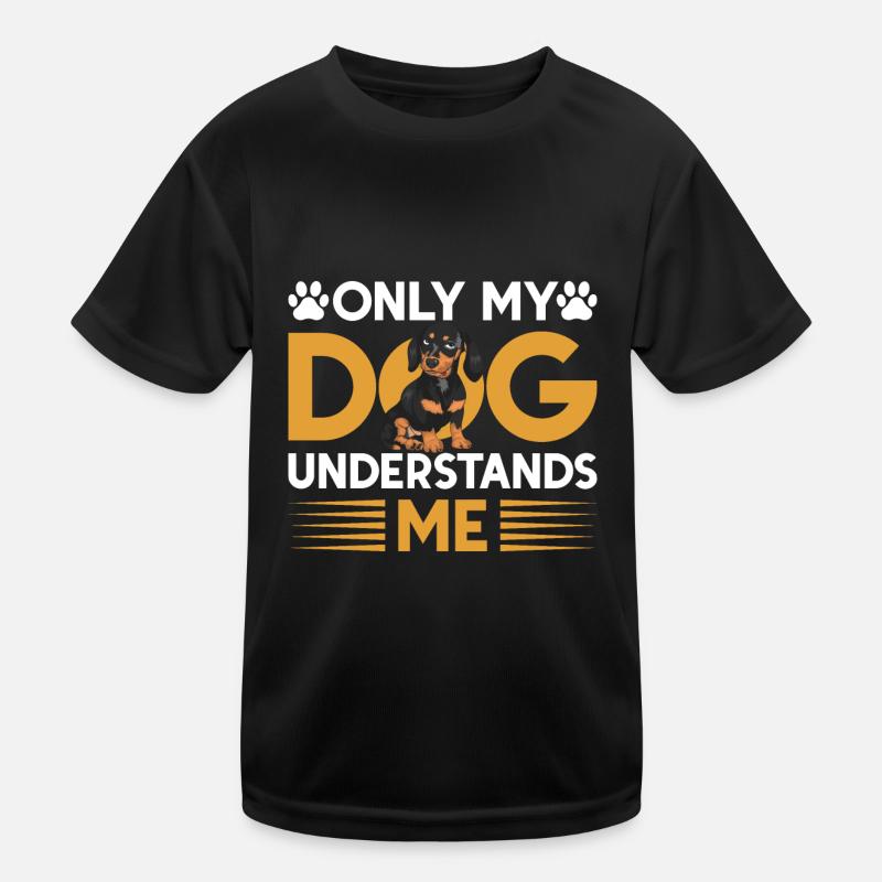 Seul mon chien me comprend T-shirt sport Enfant