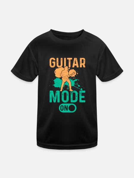 Weekend Mode On - Guitare basse Guitare basse - T-shirt sport Enfant - noir - Devant