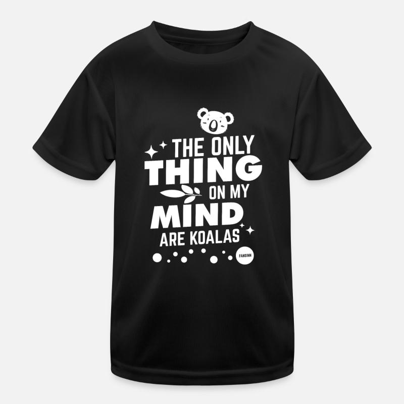 Koalas Kinder Mädchen Eukalyptus Australien Kinder Funktions-T-Shirt