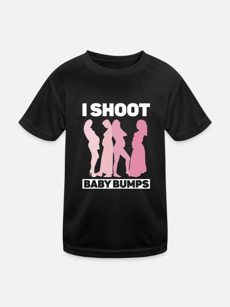 Grossesse Photographie Photographe Enceinte - T-shirt sport Enfant - noir - Devant