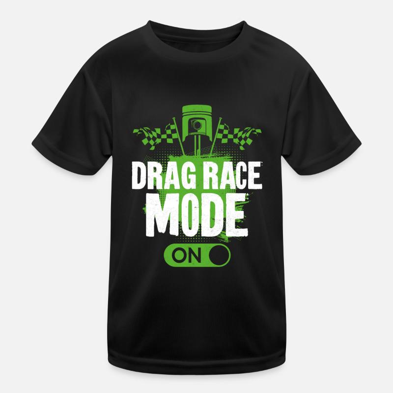 Drag Racing Race Car Drag Race Kinder Funktions-T-Shirt