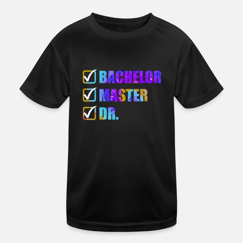 Finally finished Doctor Degree Ph.D PhD title Kids Functional T-Shirt
